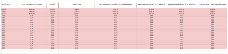 Kalkulator opłacalności wynagrodzenia pracownika w gabinecie - obrazek 2